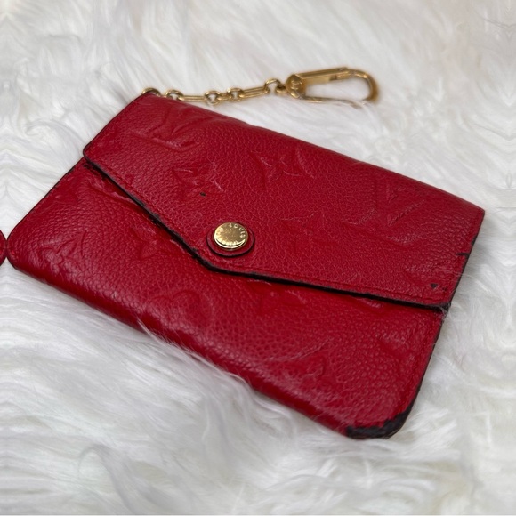 🔥Authentic Louis Vuitton Monogram Red Empreinte Key Cles - Picture 4 of 13